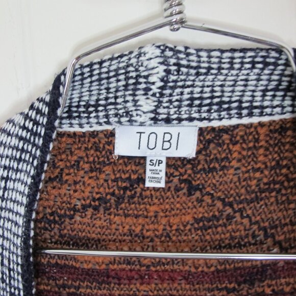TOBI | Texture Patterned Open Front Lightweight Cardigan - Picture 9 of 13